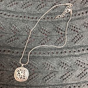 Brighton Spin Master Pendant Necklace Silver & Gold 16” - 18” Length